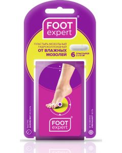 Buy Callus patch Foot expert Hydrocolloid plaster Foot expert, 2 x 6 cm, 6 pcs | Online Pharmacy | https://pharm-pills.com