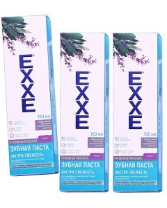 Buy Toothpaste EXXE extra freshness, 100 ml, 3pcs | Online Pharmacy | https://pharm-pills.com