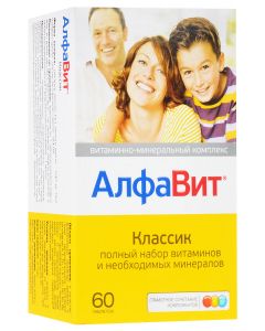 Buy Vitamin-mineral complex AlfaVit 'Classic', 60 tablets | Online Pharmacy | https://pharm-pills.com