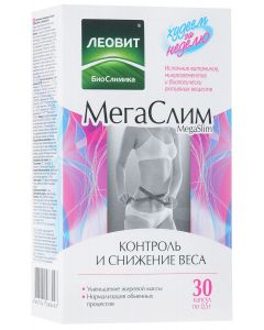 Buy Vitamin-mineral complex Leovit 'Mega Slim', 30 capsules | Online Pharmacy | https://pharm-pills.com