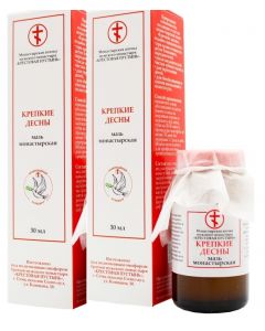 Buy Monastery ointment 'Strong gums' 30 ml.х2 pcs. | Online Pharmacy | https://pharm-pills.com