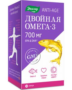 Buy Evalar Double Omega-3 700 mg, capsules # 30, 1.0 g | Online Pharmacy | https://pharm-pills.com