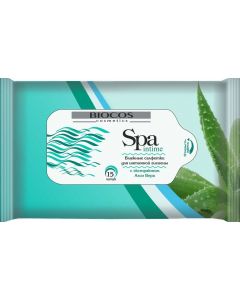 Buy BioCos Wipes for intimate hygiene 'SPA Intime. Aloe Vera', 15 pcs | Online Pharmacy | https://pharm-pills.com