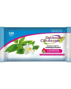 Buy Harmony of Freshness Wet wipes, universal, 100 pcs | Online Pharmacy | https://pharm-pills.com