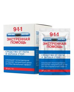 Buy 911 Emergency aid Remedy for sweat and foot odor, 5g, # 10 | Online Pharmacy | https://pharm-pills.com