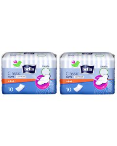 Buy Women's absorbent pads 'Bella' Classic Nova Comfort, 10 pcs. / SET of 2 pcs. | Online Pharmacy | https://pharm-pills.com