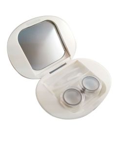 Buy Set for contact lenses in a case with a mirror, 3-piece container | Online Pharmacy | https://pharm-pills.com