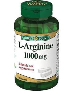 Buy Nature's Bounty 'L-Arginine' tablets, 1000 mg, 50 pcs | Online Pharmacy | https://pharm-pills.com