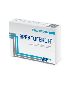 Buy Erectogenon for potency and libido enhancement for men capsules 0.5 g, 15 pcs | Online Pharmacy | https://pharm-pills.com