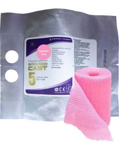 Buy Polymer bandage Intrarich IR-0053, rigid fixation Cast, pink, 12.5 cm х 3.6 m | Online Pharmacy | https://pharm-pills.com