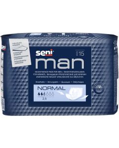 Buy Seni Urological inserts for men 'Man. Normal', 15 pcs | Online Pharmacy | https://pharm-pills.com