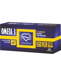 Buy Omega-3 30% Polyene with cedar oil and vitamin E 1400 mg capsules | Online Pharmacy | https://pharm-pills.com