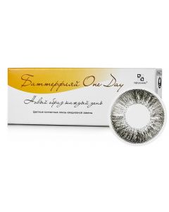 Buy Colored contact lenses Ophthalmix BatOneDay One-day, -6.00 / 14.2 / 8.6, gray, 2 pcs. | Online Pharmacy | https://pharm-pills.com