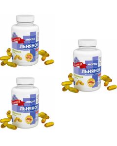 Buy First cold pressed linseed oil, 60 capsules, 3 packs per course, All Here | Online Pharmacy | https://pharm-pills.com