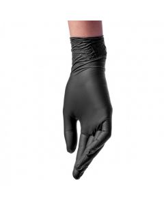 Buy Disposable nitrile gloves Benovy black, 50 pairs, size s | Online Pharmacy | https://pharm-pills.com