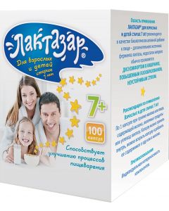 Buy BAA 'Lactazar', for adults and children over 7 years old, 100 capsules | Online Pharmacy | https://pharm-pills.com