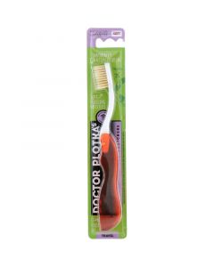 Buy Dr. Plotka, MouthWatchers, travel toothbrush with natural antimicrobial protection, soft, red, 1 toothbrush | Online Pharmacy | https://pharm-pills.com