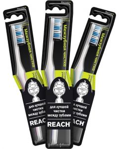 Buy Reach Toothbrush Interdental cleaning, tough, 3 pcs | Online Pharmacy | https://pharm-pills.com