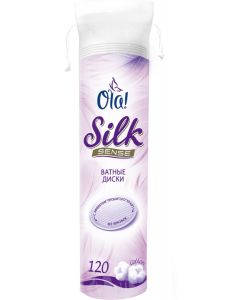 Buy Cotton pads Ola! 'Silk Sense', 120 pcs | Online Pharmacy | https://pharm-pills.com