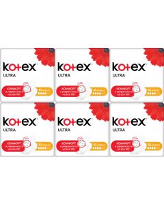 Buy Women's pads Kotex Ultra Normal, set: 6 packs | Online Pharmacy | https://pharm-pills.com