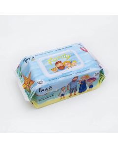 Buy Taka Home Family Wet wipes Antibacterial (with lid) 120 pcs | Online Pharmacy | https://pharm-pills.com