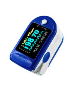 Buy Pulse oximeter: measurement of oxygen level and pulse. Diagnosis of lung damage. Finger oximeter , batteries included  | Online Pharmacy | https://pharm-pills.com