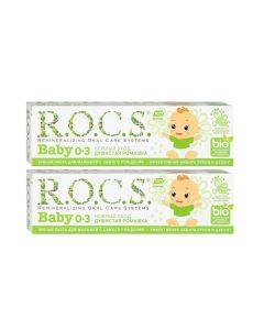 Buy Children's toothpaste 'ROCS Kids' Scented Chamomile from 0 to 3 years (2 pack) | Online Pharmacy | https://pharm-pills.com