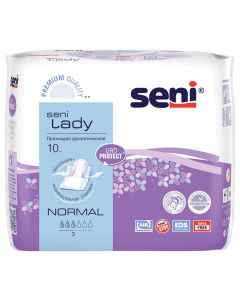 Buy Urological pads for women SENI LADY, Normal, 8 + 2 pcs / pack. | Online Pharmacy | https://pharm-pills.com