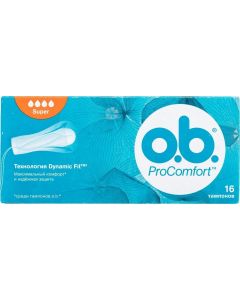 Buy OB Tampons 'ProComfort Super', 16 pcs | Online Pharmacy | https://pharm-pills.com