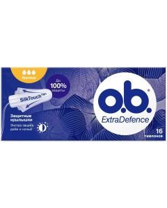 Buy Tampons O.B. Extra Defense Normal, 16 pcs, 1 pack | Online Pharmacy | https://pharm-pills.com