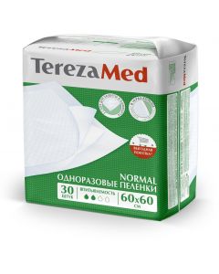 Buy Medical diaper TerezaMed disposable absorbent Normal 60 x 60 cm 30 pcs, 60 x 60 cm, 30 pcs | Online Pharmacy | https://pharm-pills.com