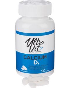 Buy UltraVit Supplements Vitamins Calcium and Vitamin D3, 90 tablets | Online Pharmacy | https://pharm-pills.com