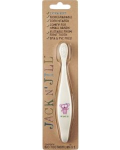 Buy Jack N'Jill Kids Extra Soft Toothbrush Koala, 1 to 3 years old, white, organic. | Online Pharmacy | https://pharm-pills.com