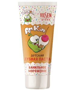 Buy Toothpaste for children AM NYAM 'VANILLA ICE CREAM' | Online Pharmacy | https://pharm-pills.com