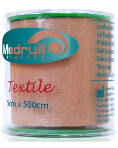 Buy Medrull Medrull medical adhesive plaster' Textile 'medical adhesive plaster, rolled on a textile base # 5x500 cm | Online Pharmacy | https://pharm-pills.com