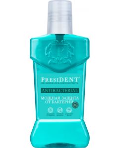 Buy PresiDENT Antibacterial 'Protection against bacteria' rinse , 250 ml  | Online Pharmacy | https://pharm-pills.com