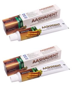 Buy Aasha Herbals Toothpaste Cinnamon and Cardamom, 100 g - 2 pcs. | Online Pharmacy | https://pharm-pills.com