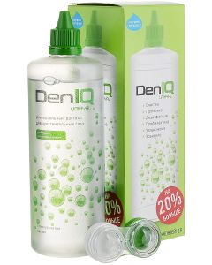 Buy DenIQ Unihyal Solution for contact lenses, with container, 360 ml | Online Pharmacy | https://pharm-pills.com