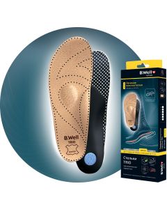 Buy B.Well insoles with longitudinal-transverse arch support, leather, frame, TRIO, FW-601 ORTHO, size 41 Discounted item (No. 3) | Online Pharmacy | https://pharm-pills.com