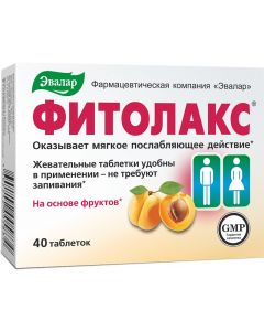 Buy Evalar Fitolax, tablets # 40, 0.5 g each  | Online Pharmacy | https://pharm-pills.com