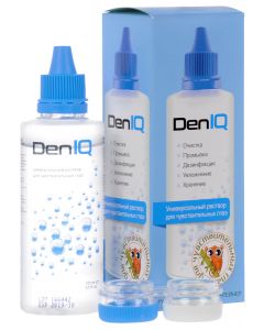 Buy sDenIQ Solution for contact lenses, with container, 100 ml | Online Pharmacy | https://pharm-pills.com