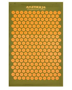 Buy Massage acupuncture mat, Kuznetsov's applicator, green-orange | Online Pharmacy | https://pharm-pills.com