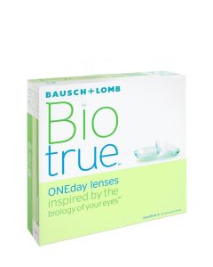 Buy Bausch + Lomb Biotrue ONEday Contact Lenses (90 Lenses) Daily, -5.00 / 14.20 / 8.6, Clear, 90 pcs. | Online Pharmacy | https://pharm-pills.com