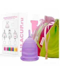 Buy Menstrual cup size LilaCup BOX PLUS size L lilac | Online Pharmacy | https://pharm-pills.com