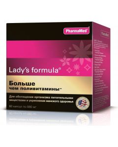 Buy Lady's formula vitamin complex 'More than multivitamins', 880 mg, 60 capsules | Online Pharmacy | https://pharm-pills.com