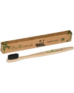 Buy Bamboobrush Bamboo toothbrush, carbon-coated bristles (medium hard) | Online Pharmacy | https://pharm-pills.com