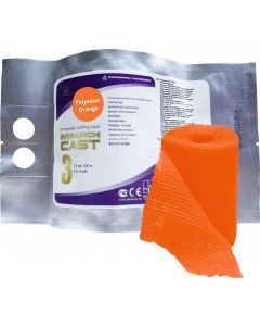 Buy Polymer bandage Intrarich IR-003E, rigid fixation Cast, orange, 7.5 cm х 3.6 m | Online Pharmacy | https://pharm-pills.com