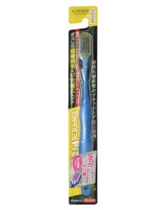 Buy Create Toothbrush with a wide cleaning head and super fine bristles, soft, color: blue  | Online Pharmacy | https://pharm-pills.com