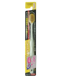 Buy Create Toothbrush with a wide cleaning head and super-fine bristles, soft, color: white | Online Pharmacy | https://pharm-pills.com