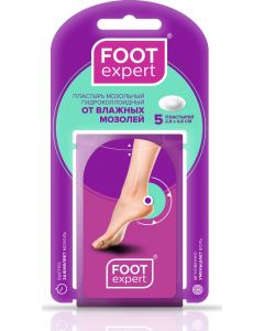 Buy Callus plaster Foot expert Hydrocolloid plaster Foot expert, 2.8 x 4.8 cm, 5 pcs | Online Pharmacy | https://pharm-pills.com